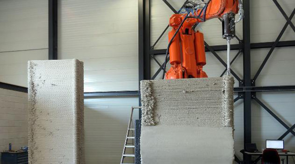 荷蘭企業(yè)成功3D打印堅固水泥框架結(jié)構(gòu)