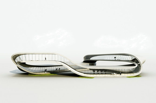 荷蘭建筑設(shè)計(jì)師將3D打印一幢環(huán)狀的景觀房