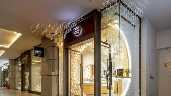 倫敦的PrintME 3D在上海新天地3D打印創(chuàng)意櫥窗