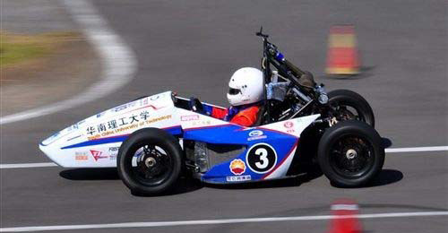 用3D打印技術(shù)做出的諧振腔的賽車(chē)