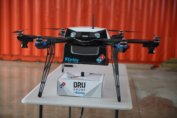 達(dá)美樂(lè)披薩在新西蘭嘗試用3D打印無(wú)人機(jī)送貨