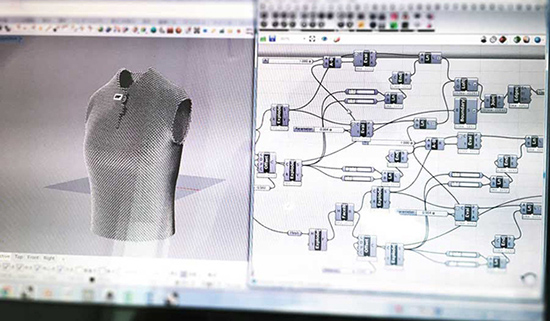設(shè)計(jì)師用TPU材料3D打印出漂亮的針織背心
