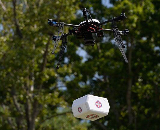 Flirtey用3D打印無人機(jī)進(jìn)行首次從船到岸運(yùn)輸測試