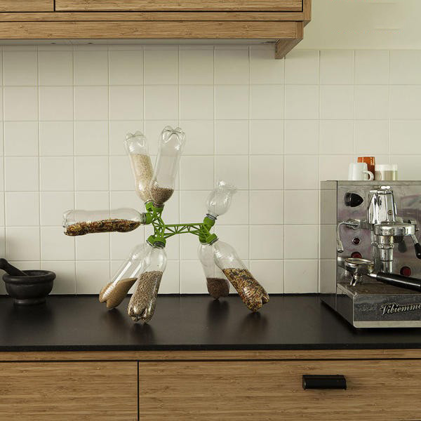 3D打印瓶架讓普通飲料瓶變身精美藝術(shù)品