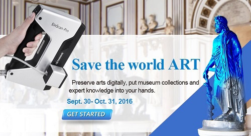 Shining 3D首推“3D掃描世界藝術(shù)品”項目