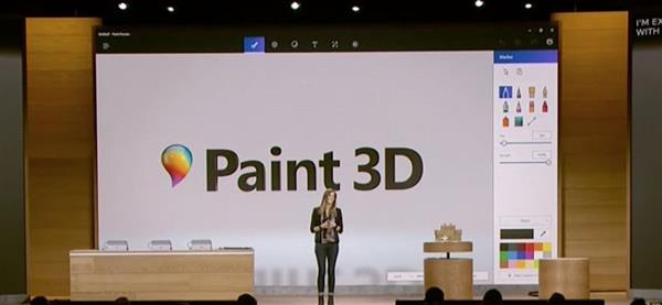 微軟推具備3D建模功能的新版畫圖工具Paint 3D