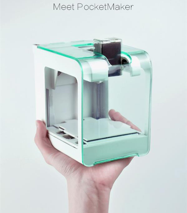 巴掌大的PocketMaker 3D打印機(jī)登陸Indiegogo