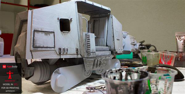 Gambody發(fā)布40厘米長(zhǎng)的3D打印星球大戰(zhàn)帝國步行機(jī)