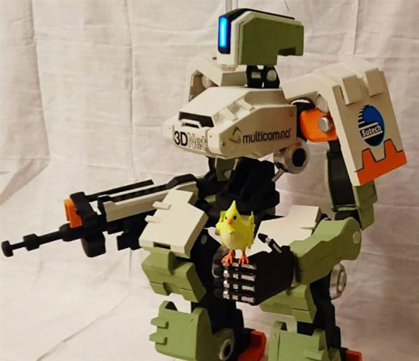 《守望先鋒》迷會(huì)喜歡的3D打印“Bastion”P(pán)C機(jī)