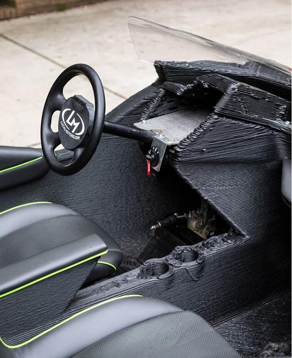 世界上第一輛用3D打印的汽車是什么樣？