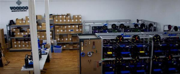 VM的新時代機器人工廠擁有美國最大3D打印機群