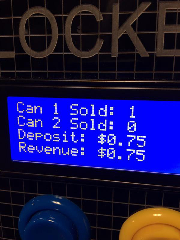 17歲美國(guó)創(chuàng)客3D打印自動(dòng)售貨機(jī)Soda Locker，可放入學(xué)校儲(chǔ)物柜