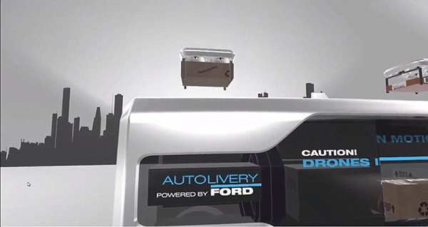 福特推“物流自動化計(jì)劃” 無人機(jī)+自駕車運(yùn)送快遞