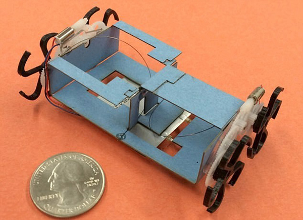 NASA研發(fā)新款機(jī)器人 可折疊到巴掌大小