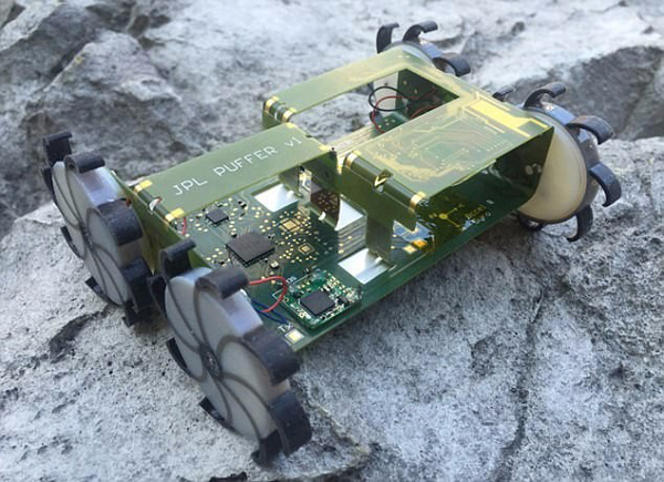 NASA研發(fā)新款機(jī)器人 可折疊到巴掌大小