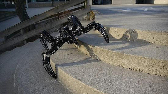 體型輕盈走位靈活 工程師制作狼蛛全地形機器人