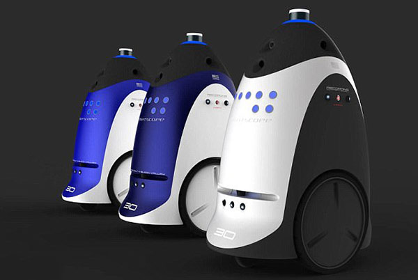 硅谷公司研發(fā)“保安機(jī)器人” 可有效減少犯罪率